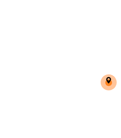 Danmarkskort der viser vores dækningsområde